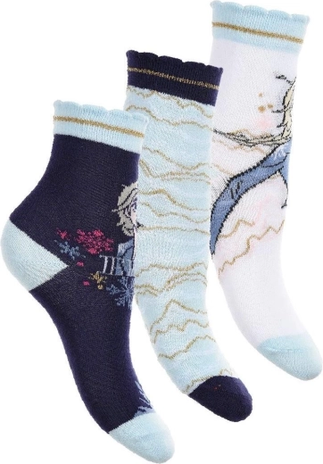 Chaussettes Disney La Reine des Neiges – lot de 3 paires