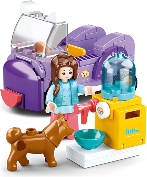 Sluban Girls Dream petite voiture avec mangeoire pour chiens