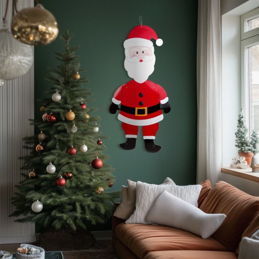 Décoration en papier de Noël Saint Nicolas 90 cm