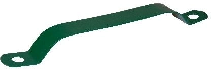 Collier plastifié pour poteau 38 mm, vert