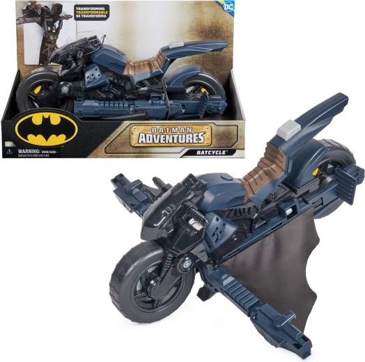Batcycle – moto transformable avec ailes pour figurines DC COMICS 30 cm