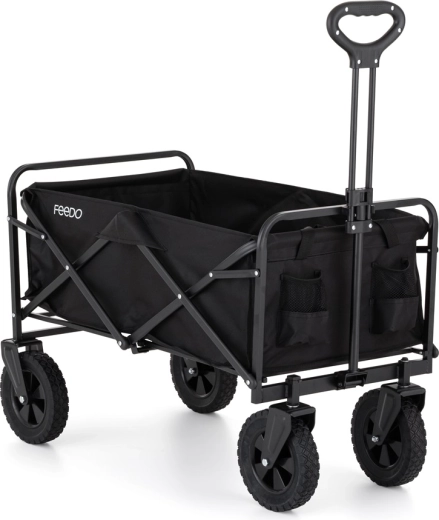 Chariot de transport pliant Feedo donkey noir