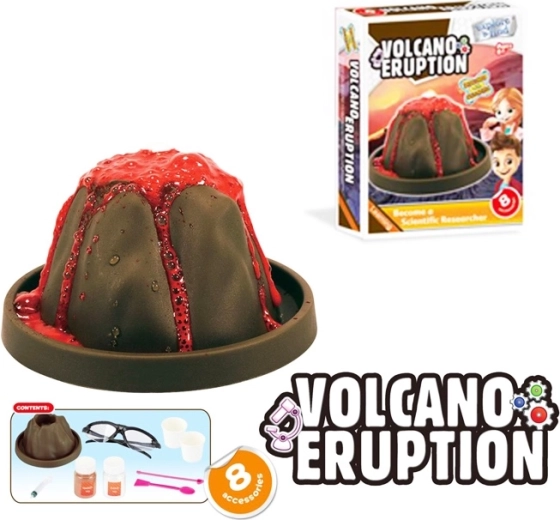 Éruption volcanique – kit éducatif pour volcan maison