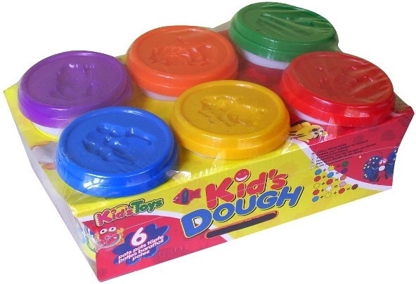 PÂTE PLASTIQUE EN 6 GRANDS TUBES