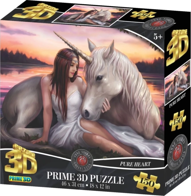 PRIME 3D Puzzle Cœur pur 3D 150 pièces