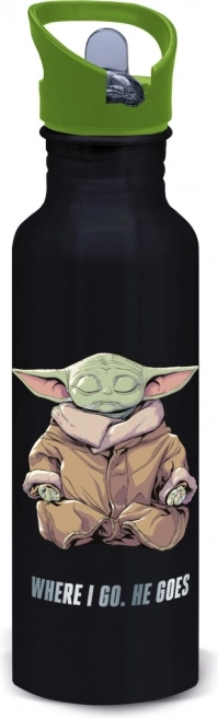 Bouteille en aluminium Vegas avec motif Mandalorian : Grogu