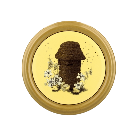 Lot de couvercles pour bocaux 82 mm avec motif Miòd Polski Stary Ul – 10 pcs