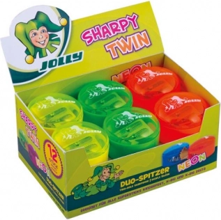 Taille-crayon double avec couvercle