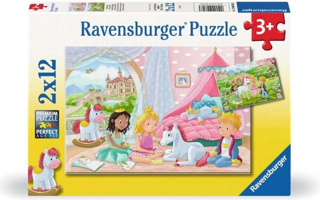 Puzzles pour enfants Amis royaux 2 en 1