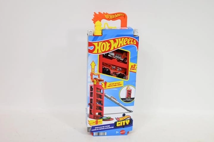 Hot Wheels City caserne de pompiers de course