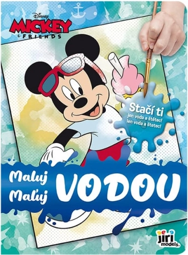Peinture à l’eau Mickey – cahier de coloriage magique
