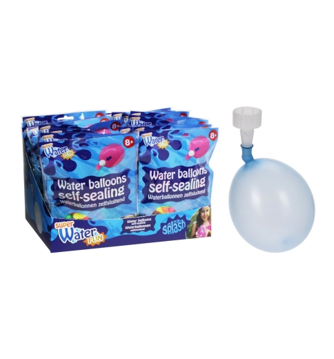 Ballons à eau auto-obturants – remplissage rapide sans nouer, assortiment de couleurs (75 pcs)