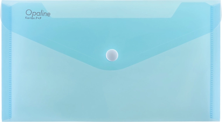 Pochette à bouton-pression DL Opaline menthe