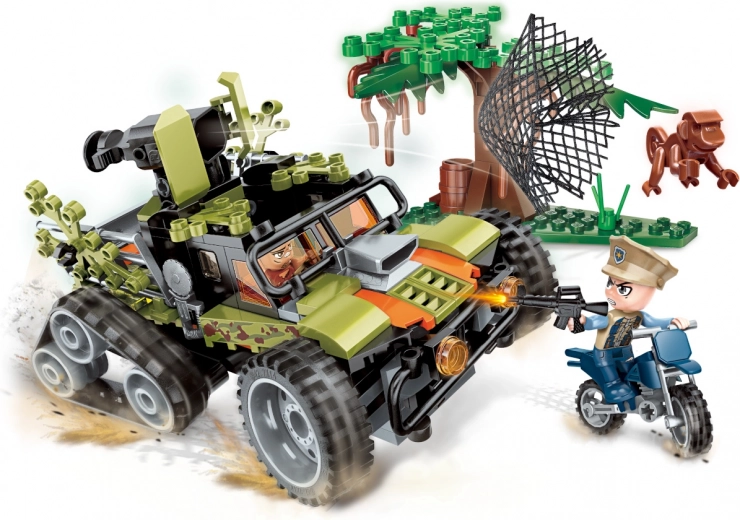 QMAN Police Battle Force : démantèlement des chasseurs de singes