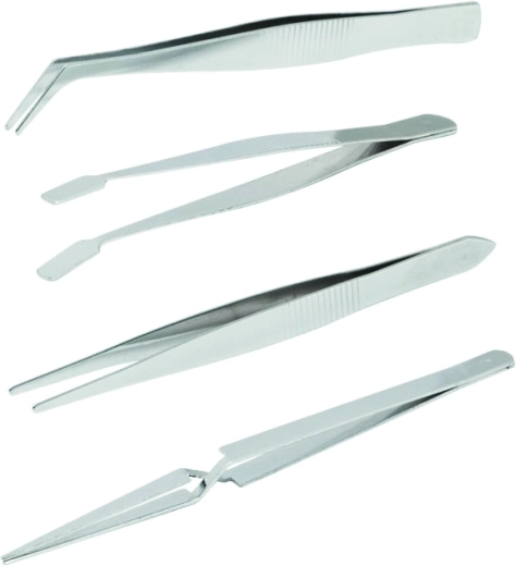 Set de brucelles en acier inoxydable