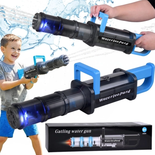 Pistolet à eau électrique Waterleopard avec éclairage LED, pompage automatique