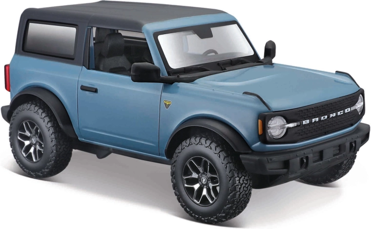 Maisto Ford Bronco Badlands 2021, modèle 1:24 – bleu