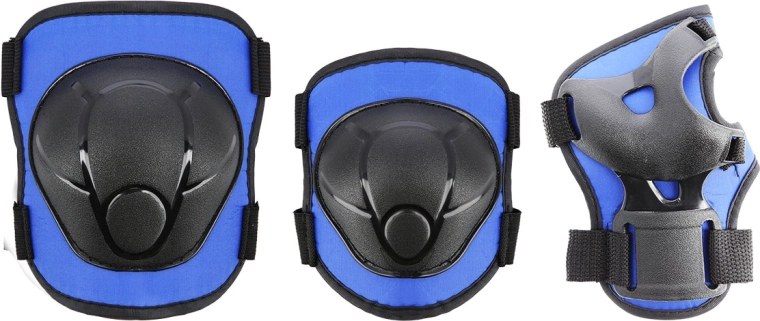 Ensemble de protections de patinage NILS EXTREME H110, bleu marine – M