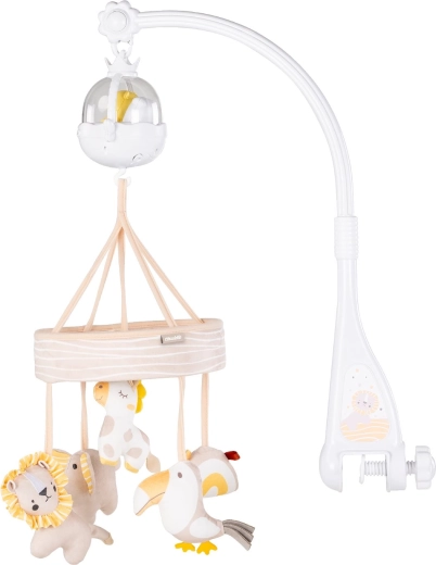 Chipolino mobile musical pour lit avec projecteur Lion & Friends