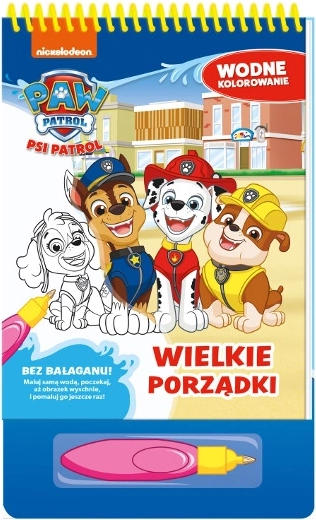 Pat’ Patrouille coloriage magique à l’eau – Grand nettoyage