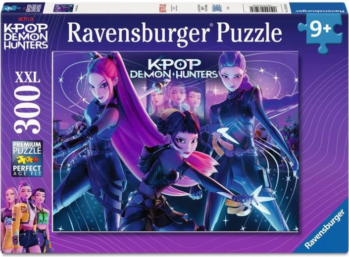 Puzzle Ravensburger K-pop : chasseuses de démons – Rumi, Mira et Zoey (300 pièces)