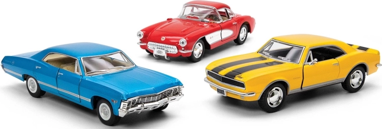 Modèle réduit en métal CHEVROLET Classic avec mécanisme à rétrofriction