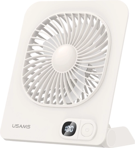 Ventilateur de bureau magnétique USAMS blanc