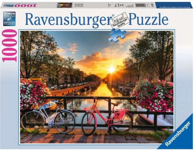 Puzzle 1000 pièces – Vélos à Amsterdam
