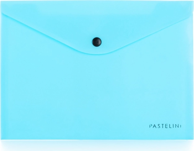 Pochette à pression A5 PASTELINI bleu