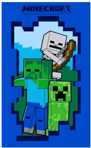 Serviette Minecraft - 1 pièce