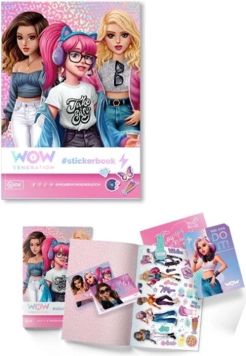 Album avec autocollants holographiques WOW Generation