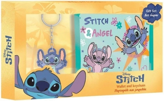 Portefeuille DIAKAKIS avec pendentif Lilo & Stitch