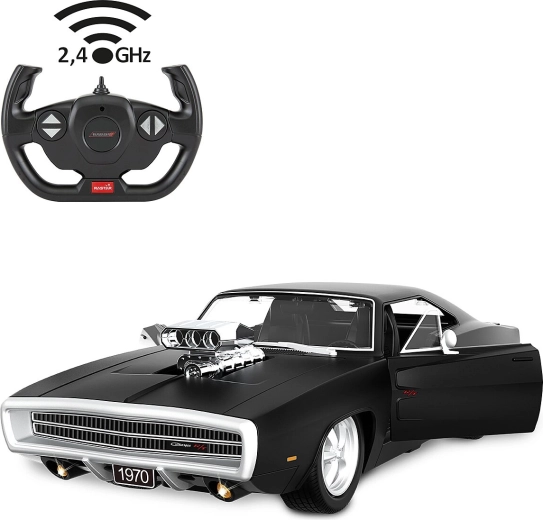 Voiture RC JAMARA Dodge Charger R/T 1970 1:16 noire