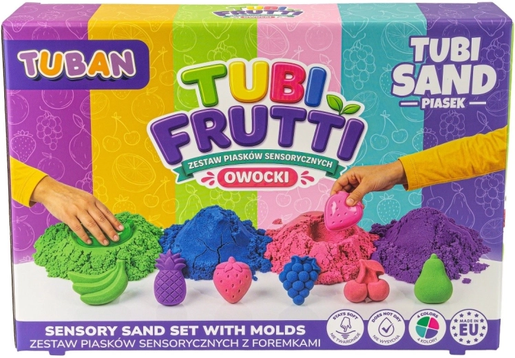 Tubi Frutti – set de sable sensoriel Fruits