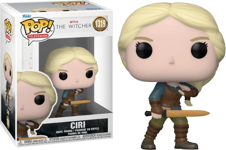Figurine vinyle Funko POP! Ciri avec épée – The Witcher (Netflix)