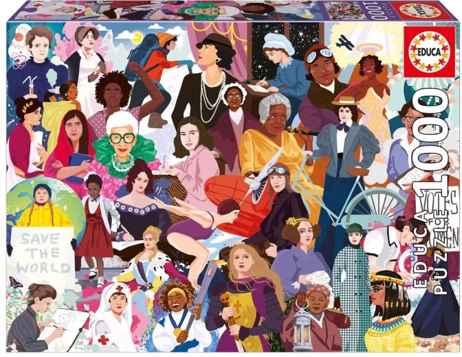 Puzzle Educa Femmes emblématiques, 1 000 pièces