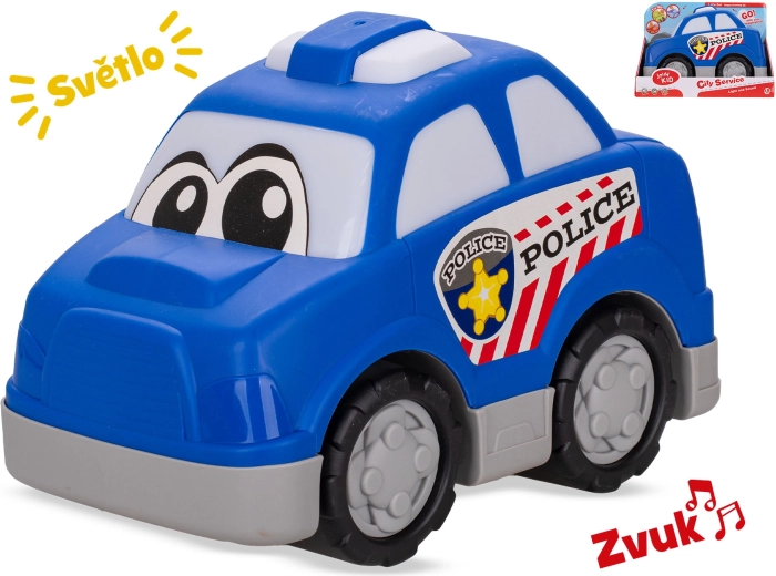 Voiture de police avec lumières et sons 24,5 cm