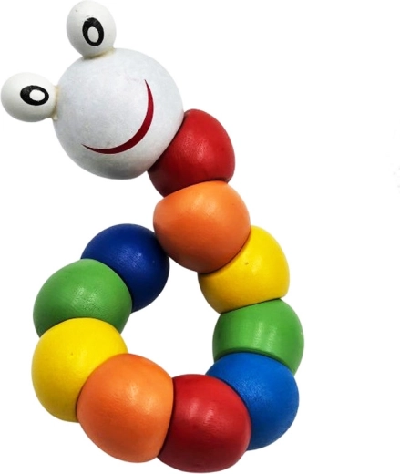 chenille en bois 18 cm