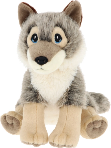 Loup en peluche Keeleco 25 cm