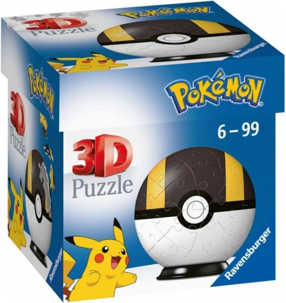 Ravensburger puzzle 3D POKÉMON Ultra Ball – 54 pièces