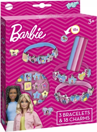 Kit de fabrication de bracelets avec breloques BARBIE