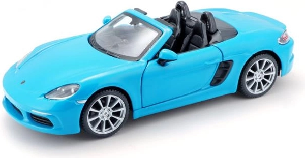 Porsche 718 Boxster 1:24 modèle bleu BBurago