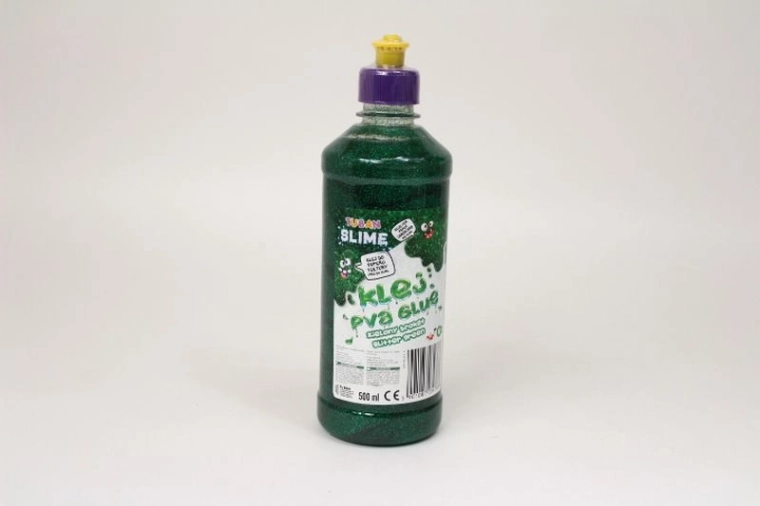 Colle PVA pailletée Tuban verte 500 ml
