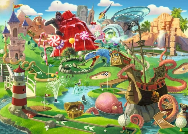 Ravensburger puzzle Paradis du mini-golf XXL 500 pièces