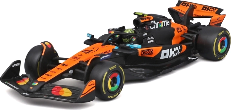 Bburago McLaren F1 MCL39 (2025) Lando Norris 1:43 dans une boîte décorative