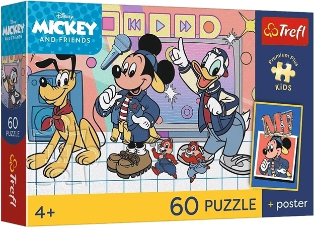 Disney Mickey Mouse La bande des souris – puzzle pour enfants 60 pièces