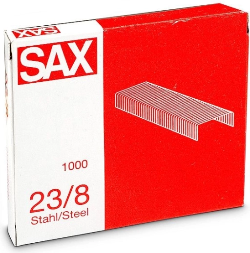 Agrafes 23/8 galvanisées, 1000 pcs