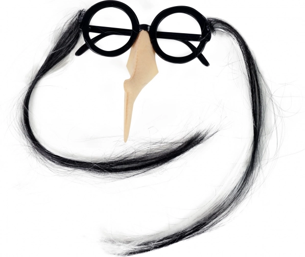 Lunettes de sorcière avec nez