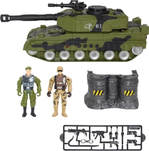 MAC TOYS tank militaire avec lumière et sons