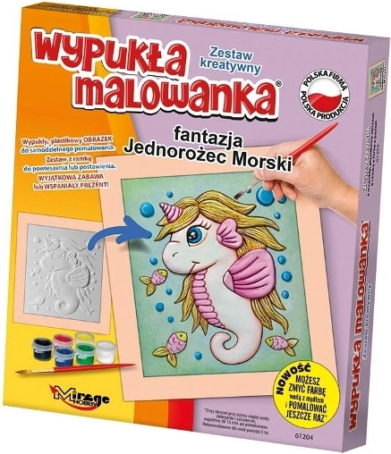 Peinture en relief Fantaisie – narval par Mirage Hobby
